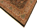 handmade Traditional Design Brown Lt. Gray Hand Knotted RECTANGLE 100% WOOL area rug 8x10
