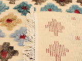 handmade Modern Moroccan Hi Beige Blue Hand Knotted RECTANGLE 100% WOOL area rug 9x12