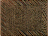 Overdyed Glory Gray/Rust Hand-Knotted Rug - 4'7 x 6'4