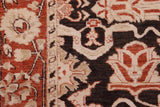 handmade Traditional Kafkaz Chobi Ziegler Black Rust Hand Knotted RECTANGLE 100% WOOL area rug 5 x 6