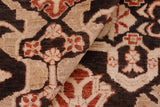 handmade Transitional Kafkaz Black Rust Hand Knotted RECTANGLE 100% WOOL area rug 5x6