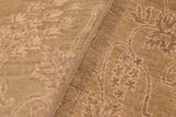 handmade Transitional Kafkaz Chobi Ziegler Green Gold Hand Knotted RECTANGLE 100% WOOL area rug 5 x 6