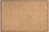 handmade Transitional Kafkaz Chobi Ziegler Green Gold Hand Knotted RECTANGLE 100% WOOL area rug 5 x 6