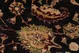 handmade Traditional Kafkaz Chobi Ziegler Black Red Hand Knotted RECTANGLE 100% WOOL area rug 9 x 11