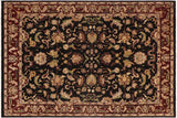 handmade Traditional Kafkaz Chobi Ziegler Black Red Hand Knotted RECTANGLE 100% WOOL area rug 9 x 11