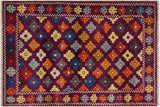 Shabby Chic Balochi Francesc Hand Knotted Wool Rug - 3'4'' x 4'11''