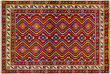 Bohemein Balochi Frederic Hand Knotted Wool Rug - 3'5'' x 4'10''