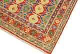 handmade Geometric Balouchi Red Blue Hand Knotted RECTANGLE 100% WOOL area rug 6 x 8