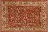 Bohemien Ziegler Inez Rust Beige Hand-Knotted Wool Rug - 8'10'' x 11'10''