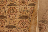 handmade Transitional Kafkaz Chobi Ziegler Beige Brown Hand Knotted RECTANGLE 100% WOOL area rug 9 x 12