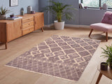 handmade Modern Moroccan Gray Beige Hand Knotted RECTANGLE 100% WOOL area rug 6x9