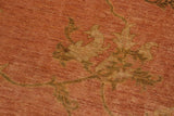 handmade Transitional Kafkaz Chobi Ziegler Rust Brown Hand Knotted RECTANGLE 100% WOOL area rug 9 x 12