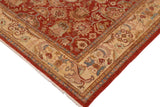 handmade Traditional Kafkaz Chobi Ziegler Rust Beige Hand Knotted RECTANGLE 100% WOOL area rug 9 x 11