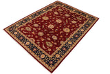 handmade Traditional Kafkaz Chobi Ziegler Red Blue Hand Knotted RECTANGLE 100% WOOL area rug 9 x 12