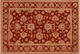 Classic Ziegler Lee Rust Beige Hand-Knotted Wool Rug - 9'2'' x 12'2''