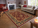 handmade Traditional Kafkaz Chobi Ziegler Red Blue Hand Knotted RECTANGLE 100% WOOL area rug 9 x 12