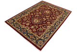 handmade Traditional Kafkaz Chobi Ziegler Red Blue Hand Knotted RECTANGLE 100% WOOL area rug 9 x 12