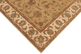 handmade Traditional Kafkaz Chobi Ziegler Gold Beige Hand Knotted RECTANGLE 100% WOOL area rug 9 x 12