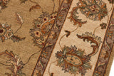handmade Traditional Kafkaz Chobi Ziegler Gold Beige Hand Knotted RECTANGLE 100% WOOL area rug 9 x 12