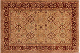 Boho Chic Ziegler Kristy Tan Brown Hand-Knotted Wool Rug - 8'7'' x 11'10''