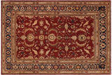 handmade Traditional Kafkaz Chobi Ziegler Red Blue Hand Knotted RECTANGLE 100% WOOL area rug 10 x 13