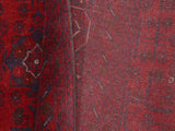 handmade Tribal Biljik Khal Muhammadi Red Blue Hand Knotted RECTANGLE 100% WOOL area rug 5x7