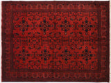 Tribal Biljik Khal Mohammadi Austin Wool Rug - 4'3'' x 6'2''