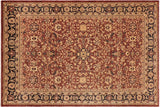 handmade Traditional Kafkaz Chobi Ziegler Brown Blue Hand Knotted RECTANGLE 100% WOOL area rug 10 x 14