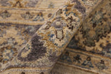 handmade Traditional Kafkaz Chobi Ziegler Lt. Blue Drk. Gray Hand Knotted RECTANGLE 100% WOOL area rug 6 x 7