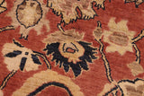 handmade Traditional Kafkaz Chobi Ziegler Rust Blue Hand Knotted RECTANGLE 100% WOOL area rug 10 x 14