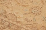 handmade Traditional Kafkaz Chobi Ziegler Tan Beige Hand Knotted RECTANGLE 100% WOOL area rug 10 x 14