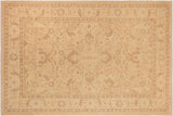Bohemien Ziegler Celia Tan Beige Hand-Knotted Wool Rug - 10'0'' x 14'0''