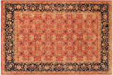 handmade Transitional Kafkaz Chobi Ziegler Red Blue Hand Knotted RECTANGLE 100% WOOL area rug 10 x 13