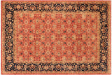 Boho Chic Ziegler Latoya Red Blue Hand-Knotted Wool Rug - 10'1'' x 13'2''