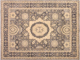 handmade Geometric Mamluk Tan Black Hand Knotted RECTANGLE 100% WOOL area rug 8x10