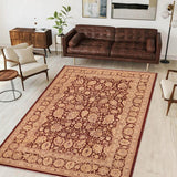 handmade Transitional Kafkaz Chobi Ziegler Brown Beige Hand Knotted RECTANGLE 100% WOOL area rug 10 x 14