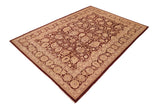 handmade Transitional Kafkaz Chobi Ziegler Brown Beige Hand Knotted RECTANGLE 100% WOOL area rug 10 x 14