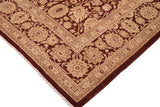 handmade Transitional Kafkaz Chobi Ziegler Brown Beige Hand Knotted RECTANGLE 100% WOOL area rug 10 x 14