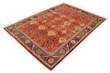 handmade Transitional Kafkaz Chobi Ziegler Red Blue Hand Knotted RECTANGLE 100% WOOL area rug 10 x 14