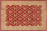 handmade Transitional Victoria Red Beige Hand Knotted RECTANGLE 100% WOOL area rug 10 x 14