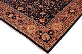 handmade Transitional Kafkaz Chobi Ziegler Blue Brown Hand Knotted RECTANGLE 100% WOOL area rug 10 x 14