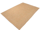 handmade Transitional Kafkaz Chobi Ziegler Tan Beige Hand Knotted RECTANGLE 100% WOOL area rug 10 x 14