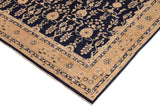 handmade Traditional Kafkaz Chobi Ziegler Blue Brown Hand Knotted RECTANGLE 100% WOOL area rug 10 x 15