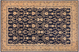 Bohemien Ziegler Charita Blue Brown Hand-Knotted Wool Rug - 9'7'' x 14'6''