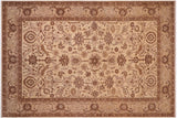 Classic Ziegler Robyn Tan Tan Hand-Knotted Wool Rug - 9'8'' x 13'5''