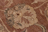 handmade Traditional Kafkaz Chobi Ziegler Lt. Brown Tan Hand Knotted RECTANGLE 100% WOOL area rug 10 x 13
