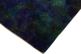 A11552, 9 0"x12 0",Over Dyed                     ,9x11,Blue,GREEN,Hand-knotted                  ,Afghanistan,100% Wool  ,Rectangle  ,652671208416
