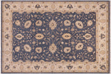 handmade Traditional Kafkaz Chobi Ziegler Drk. Gray Beige Hand Knotted RECTANGLE 100% WOOL area rug 9 x 12