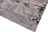Handmade Kafakz Chobi Ziegler Modern Contemporary Gray Tan Hand Knotted Rectangel Hand Knotted 100% Vegetable Dyed wool area rug 11 x 15