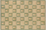 Bohemien Ziegler Rachael Green Beige Hand-Knotted Wool Rug - 9'8'' x 13'5''